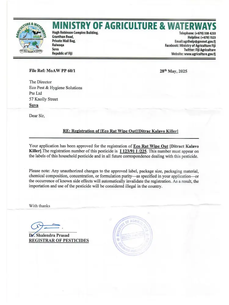 MOA Approval Letter